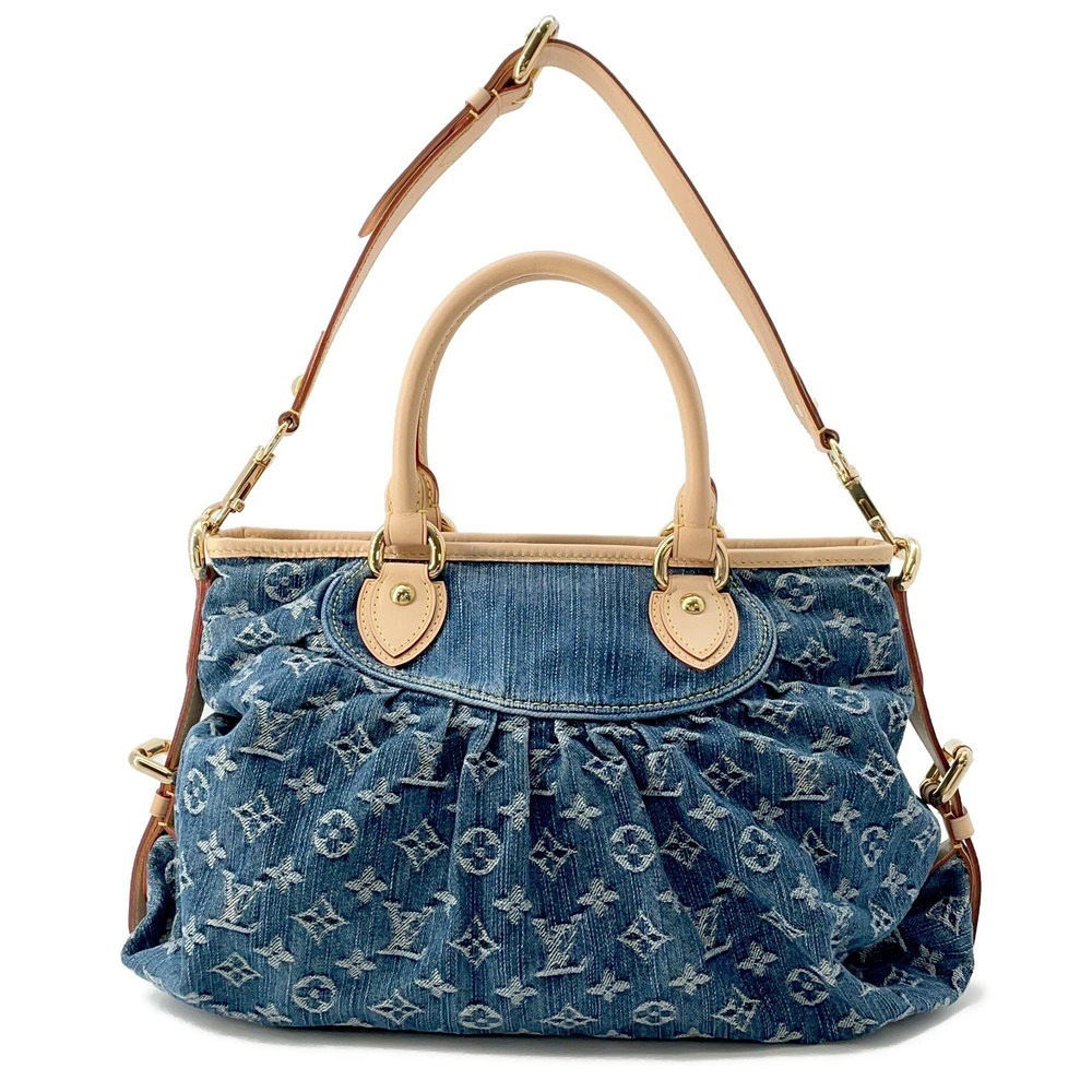 Louis Vuitton Monogram Denim Neo Cabby Handbag Bag